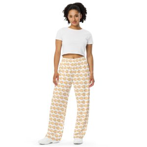 Pantalón ancho all over mujer