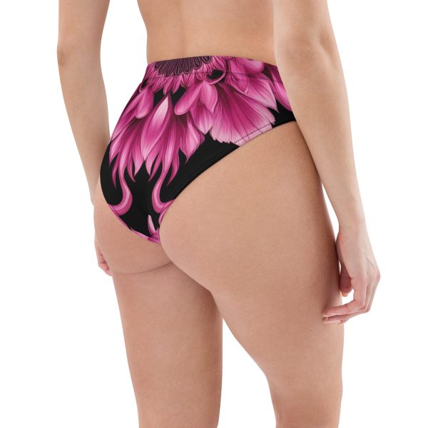 Braguita bikini reciclada talle alto all over FlowerÑ - Imagen 5